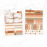 Autumn Garden Mini Weekly B6 Kit