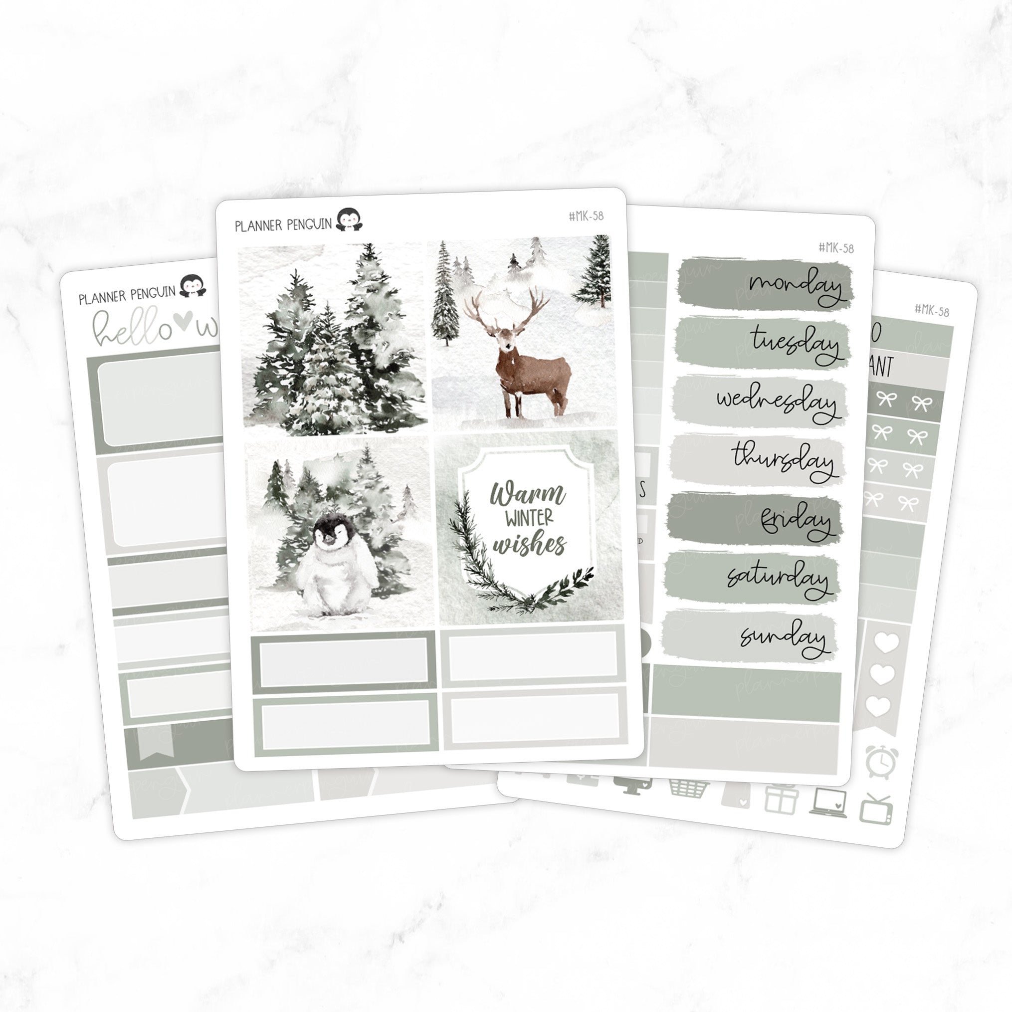 Winter Wonderland Mini Weekly B6 Kit