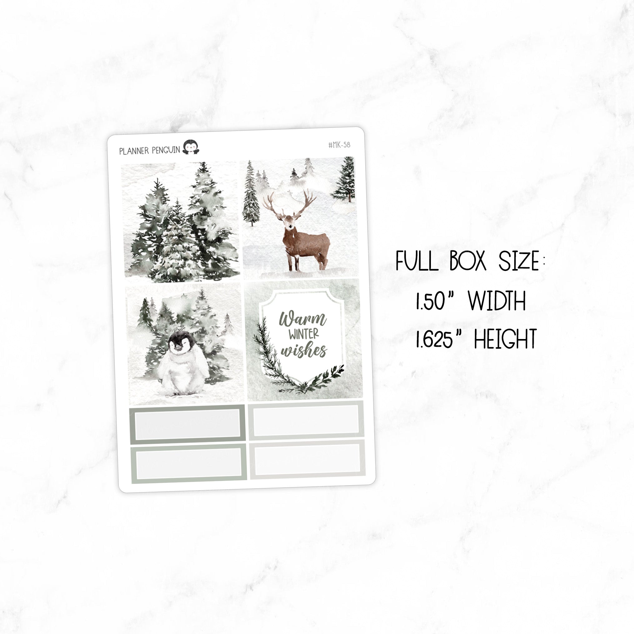 Winter Wonderland Mini Weekly B6 Kit