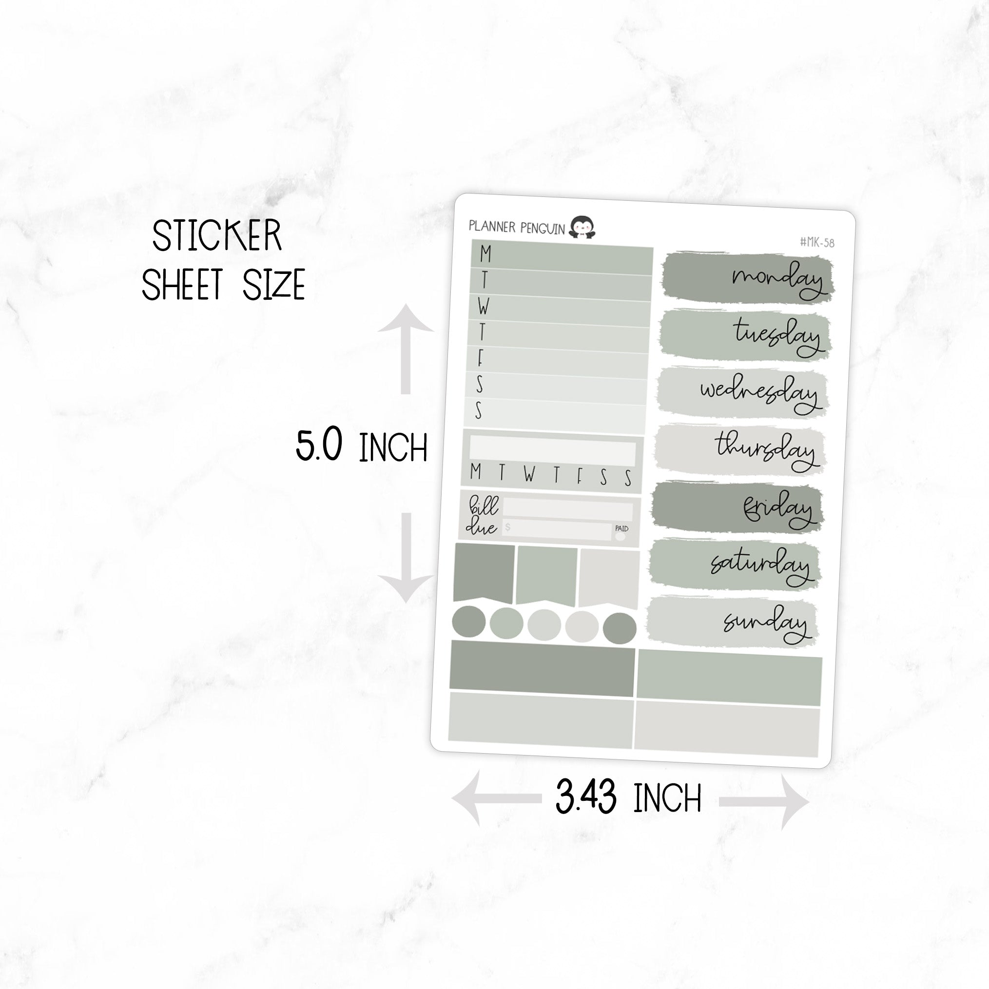 Winter Wonderland Mini Weekly B6 Kit
