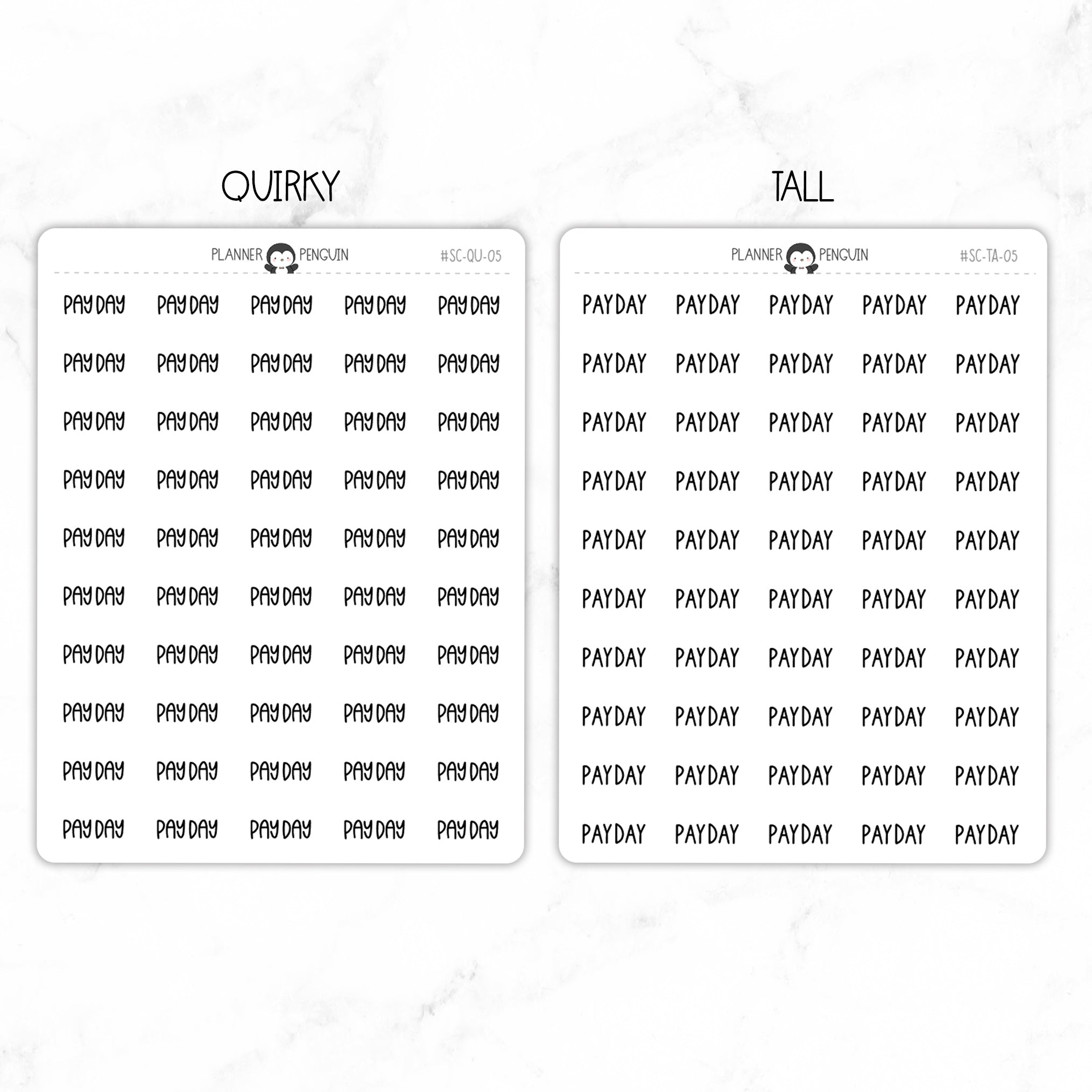 Pay day Script Stickers