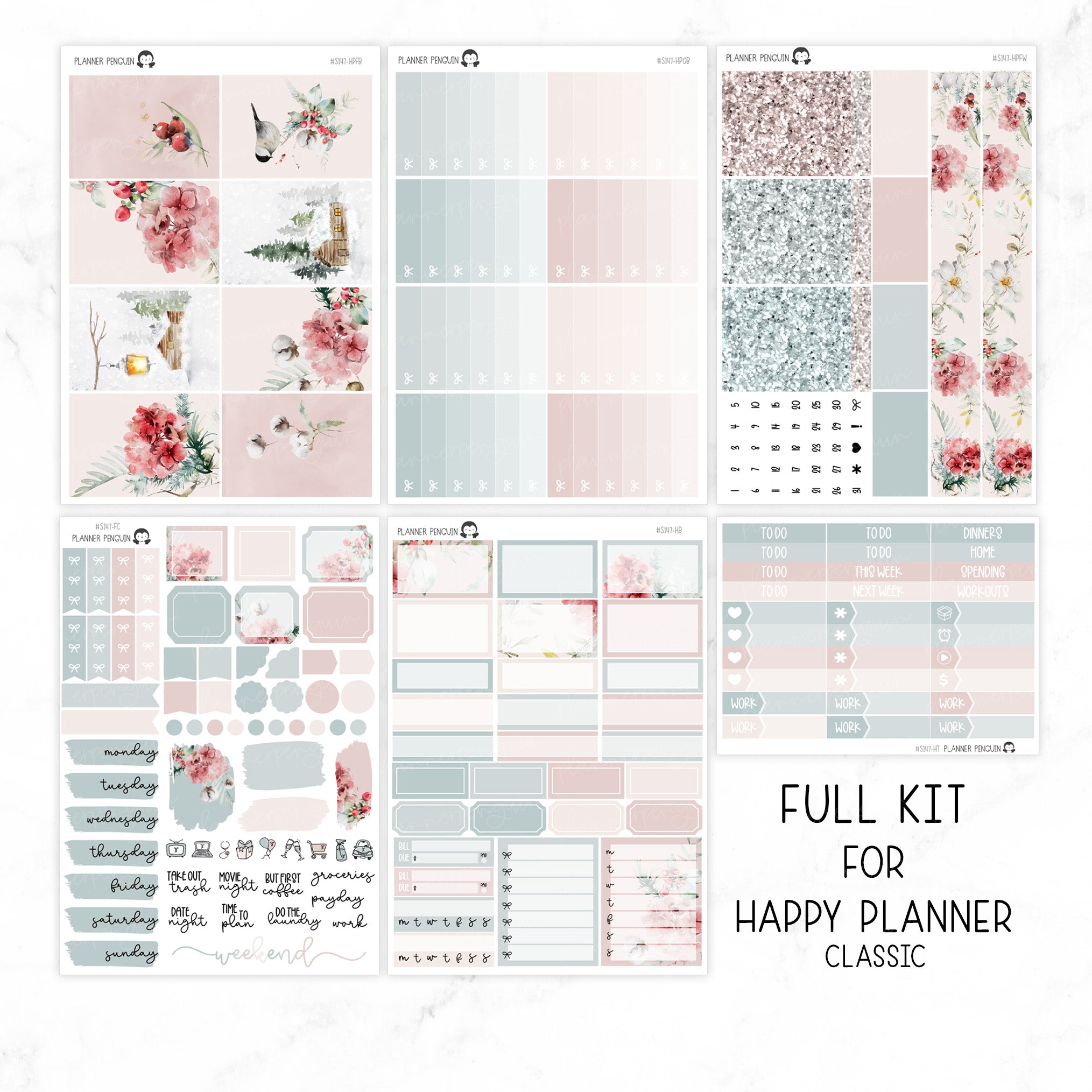 Beautiful Winter Weekly Kit