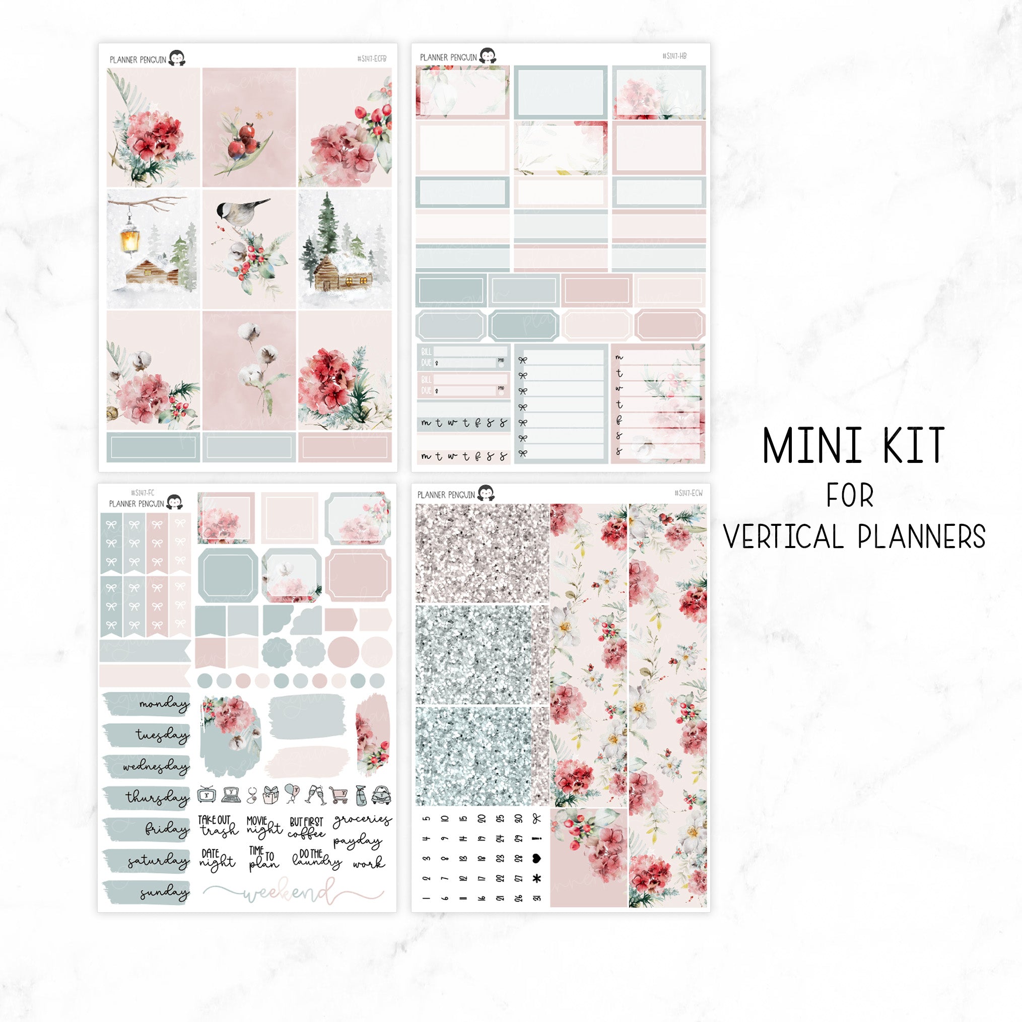 Beautiful Winter Weekly Kit