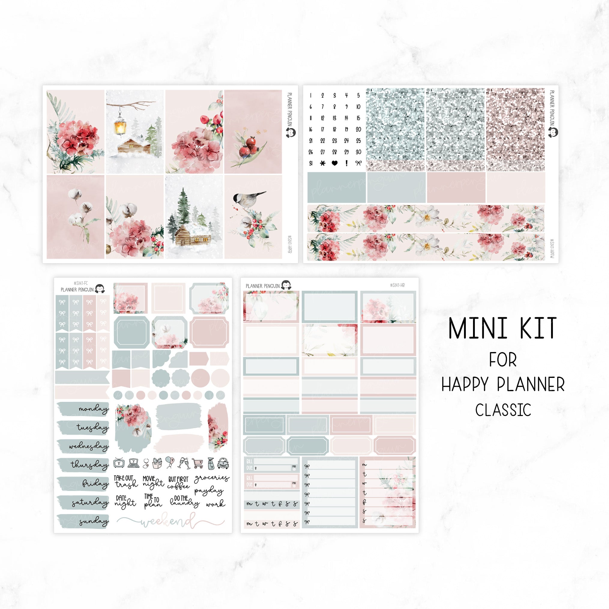 Beautiful Winter Weekly Kit