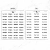 This Month Script Stickers