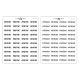 Important Script Stickers