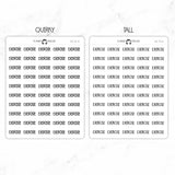 Exercise Script Stickers