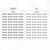 Next Week Script Stickers
