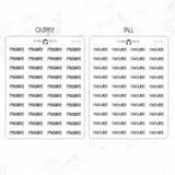 Favourite Script Stickers