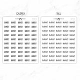 Budget Script Stickers