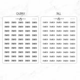 Church Script Stickers
