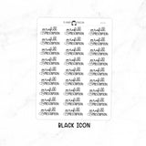 Refill Prescriptions - Icon Script Stickers