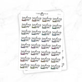 Reading Time - Icon Script Stickers