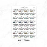 Reading Time - Icon Script Stickers