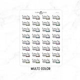 Time To Read - Icon Script Stickers
