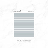 Minimal Transparent Stickers | WASHI STRIPS