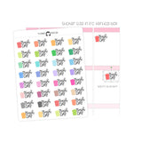 Trash Day - Icon Script Stickers