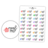 Meal Prep - Icon Script Stickers
