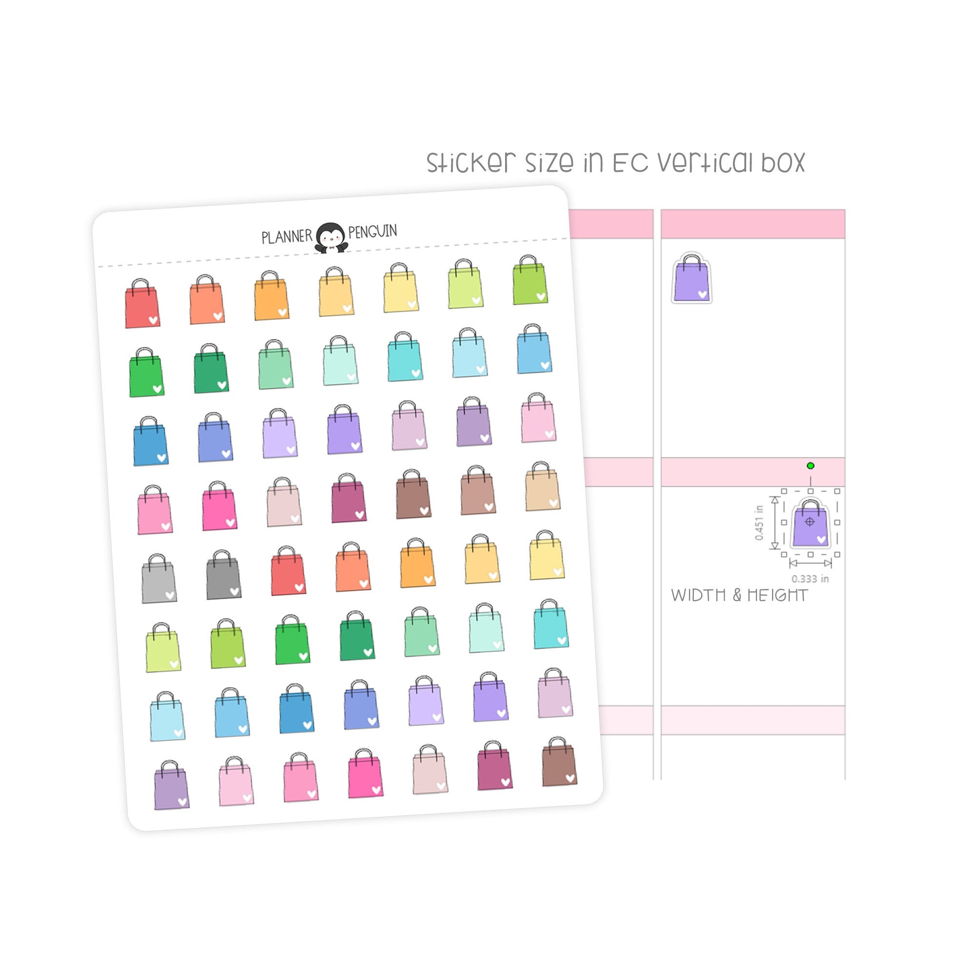 Shopping Groceries Bag - Icon Planner Stickers