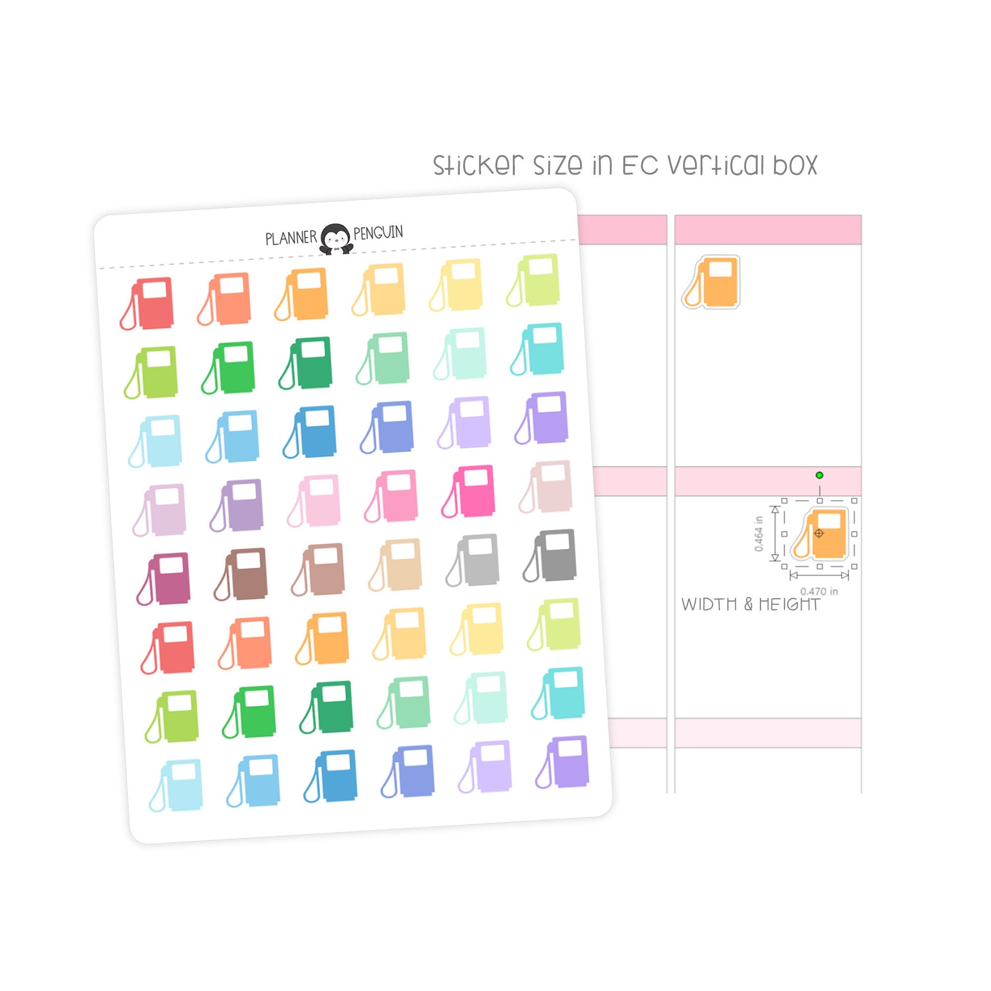 Gas Pump - Icon Planner Stickers
