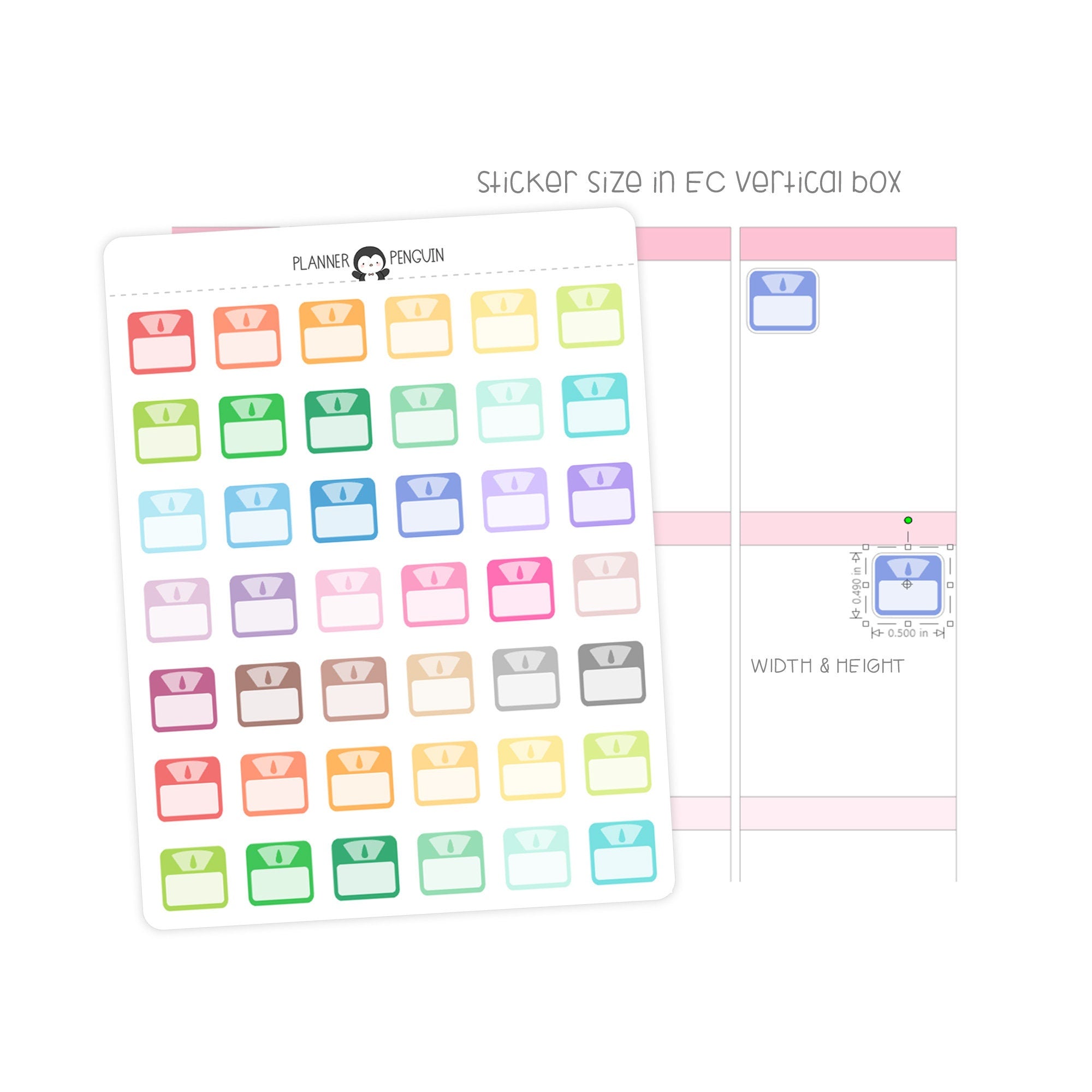 Weight Scale - Icon Planner Stickers