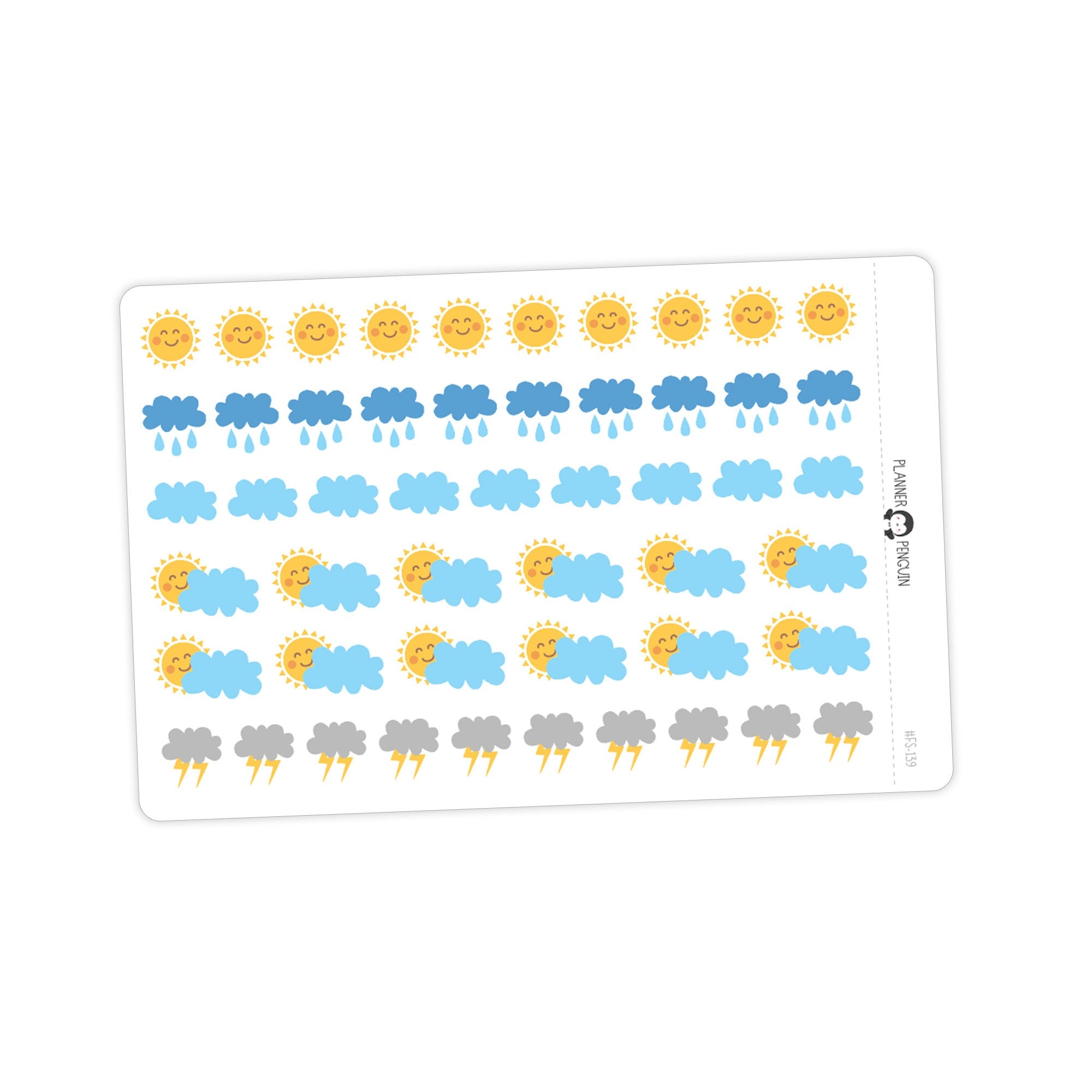 Weather Planner Stickers