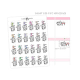 Girls Night - Icon Script Stickers