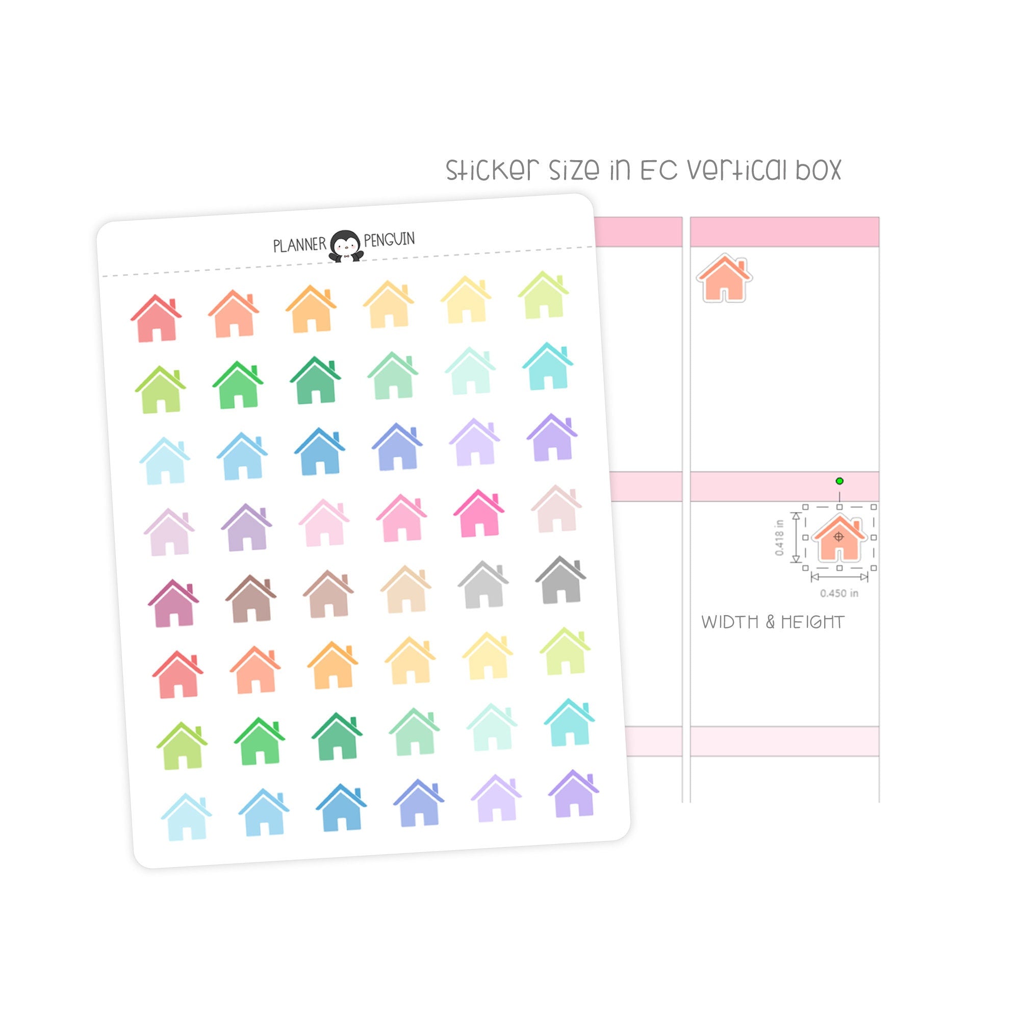 House - Icon Planner Stickers