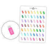 USB Flash Drive - Icon Planner Stickers