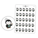 Chef Cooking Penguin Planner Stickers