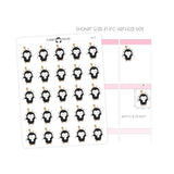 Birthday Celebration Party Penguin Planner Stickers