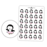 Dance Penguin Planner Stickers