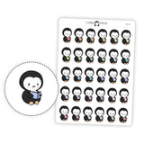 Reading Penguin Planner Stickers