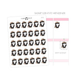 Adventure Travel Penguin Planner Stickers