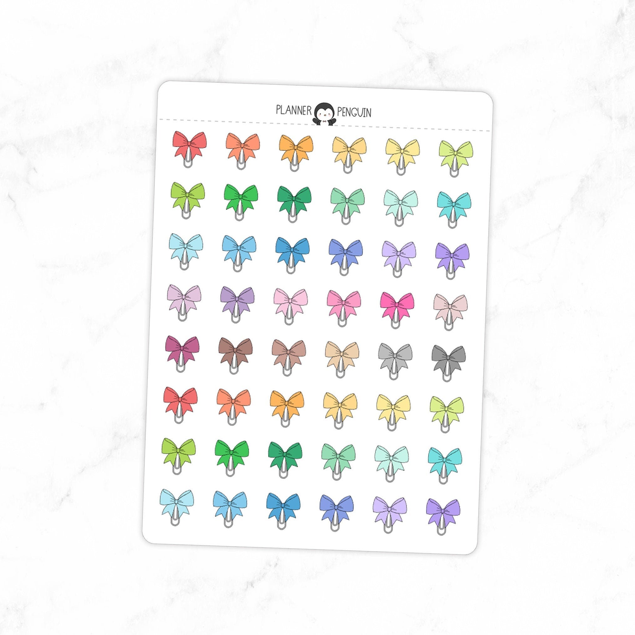 Bow Clip - Icon Planner Stickers