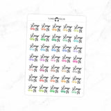 Sleep in - Icon Script Stickers