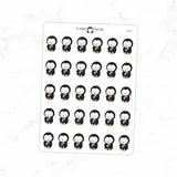 Take Out Food Penguin Planner Stickers