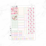 Tea Room Pastel Hobonichi Cousin A5 Weekly Sticker Kit// #HC-06