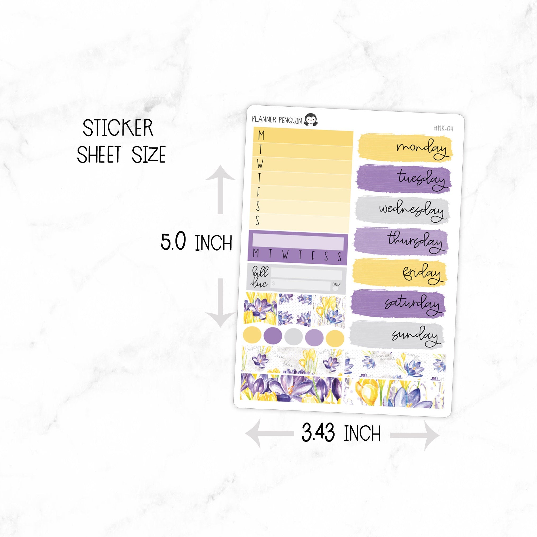 Crocus Mini Weekly B6 Kit