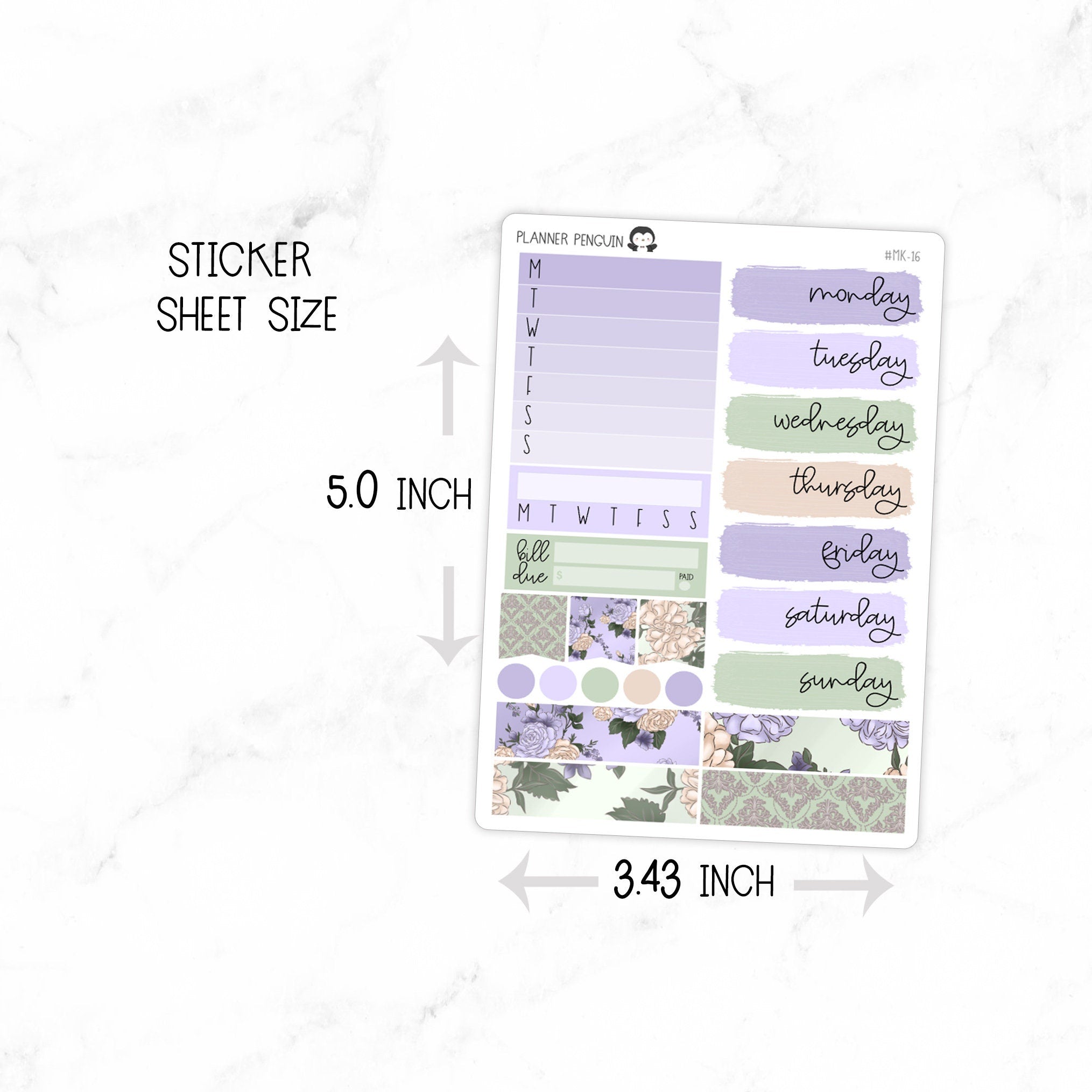 Vintage Charm Mini Weekly B6 Kit