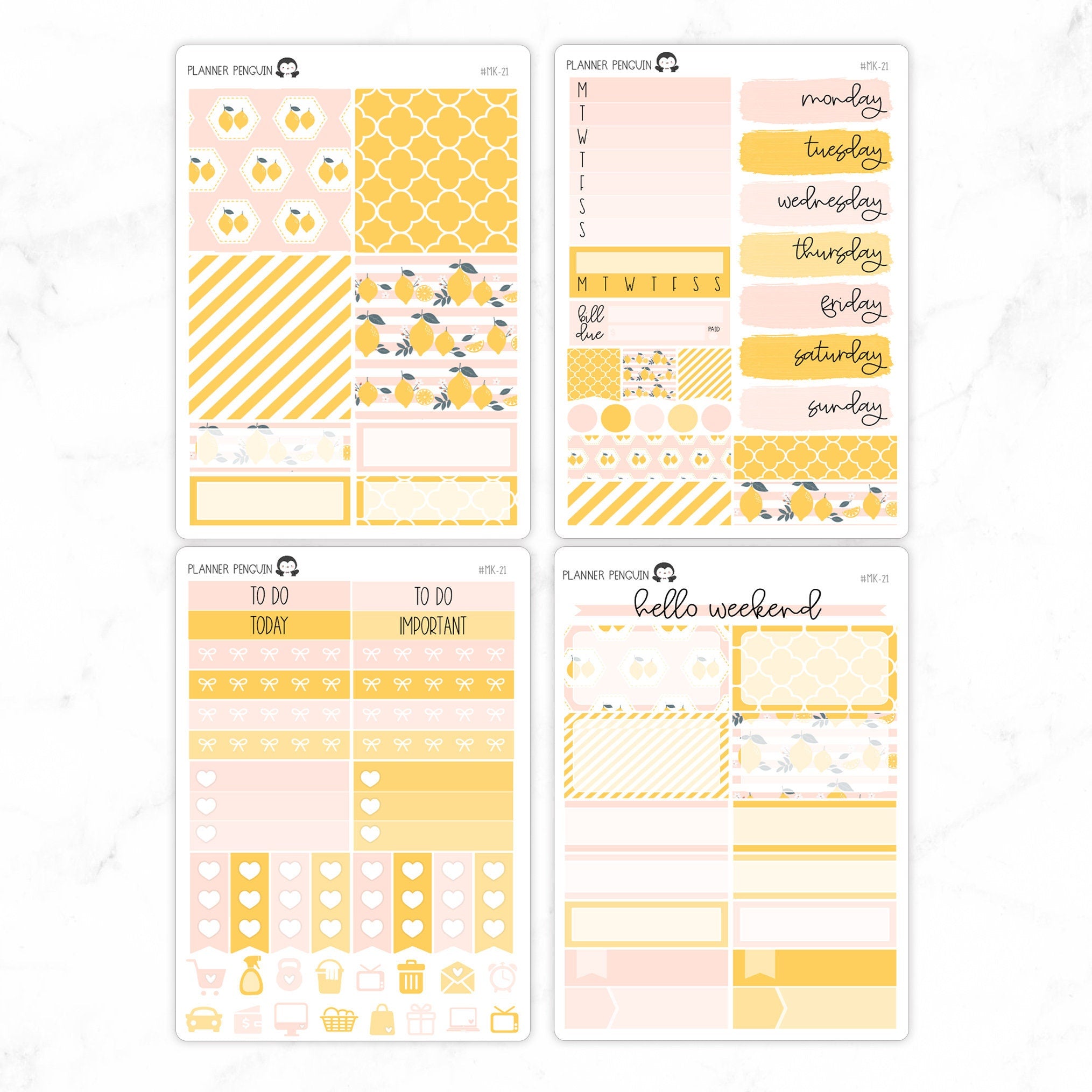 Pink Lemonade Mini Weekly B6 Kit