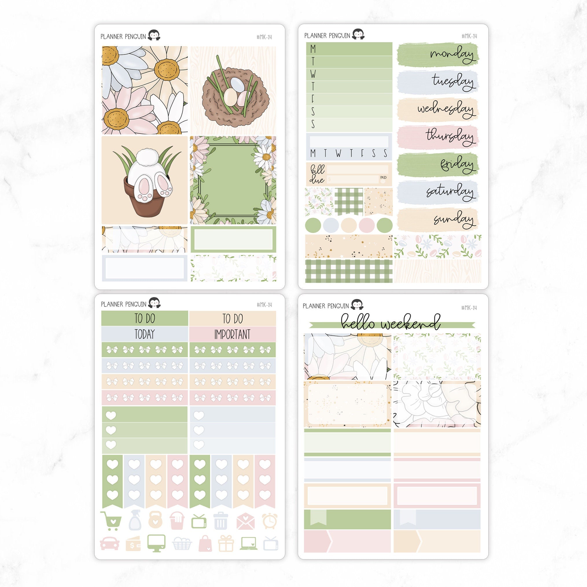 Bunny Hop Mini Weekly B6 Kit