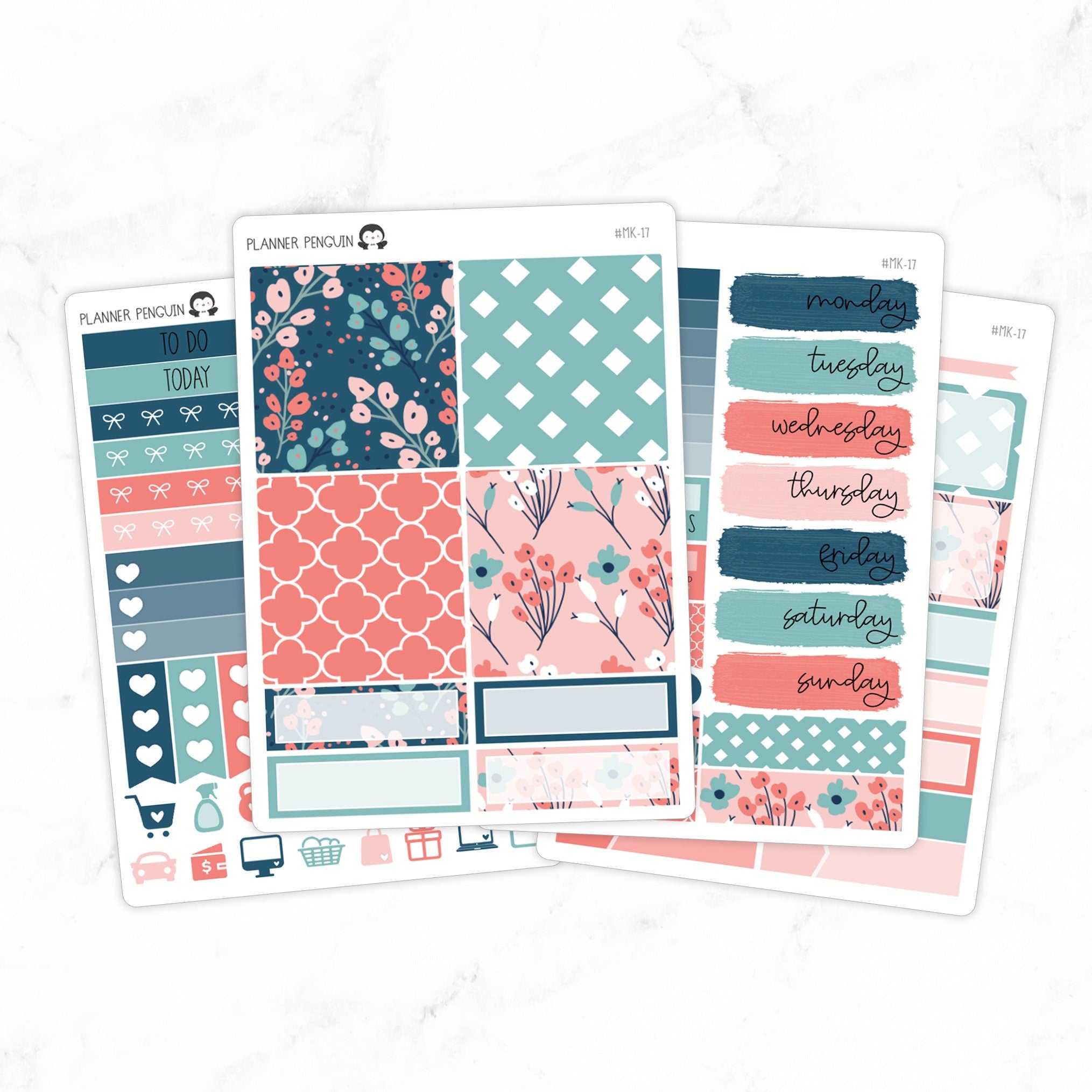 Summer Florals Mini Weekly B6 Kit