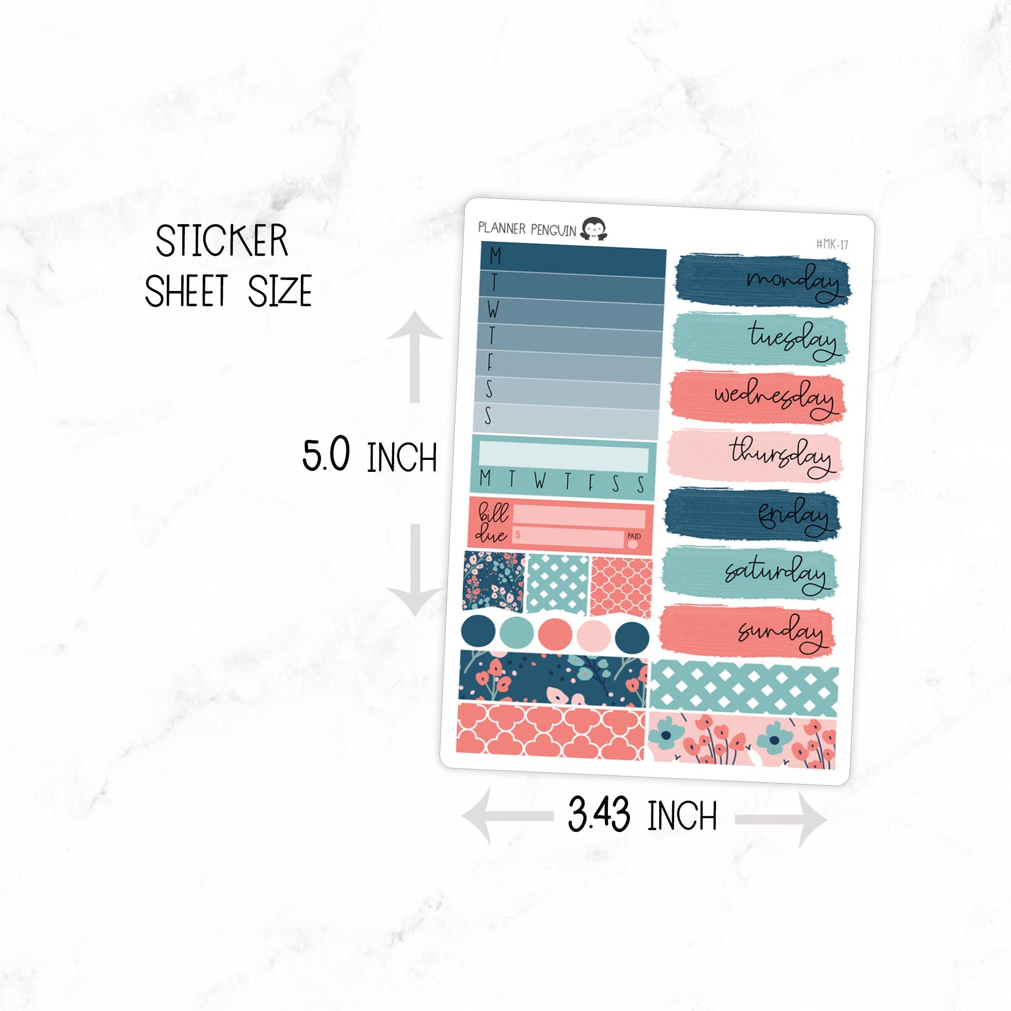 Summer Florals Mini Weekly B6 Kit