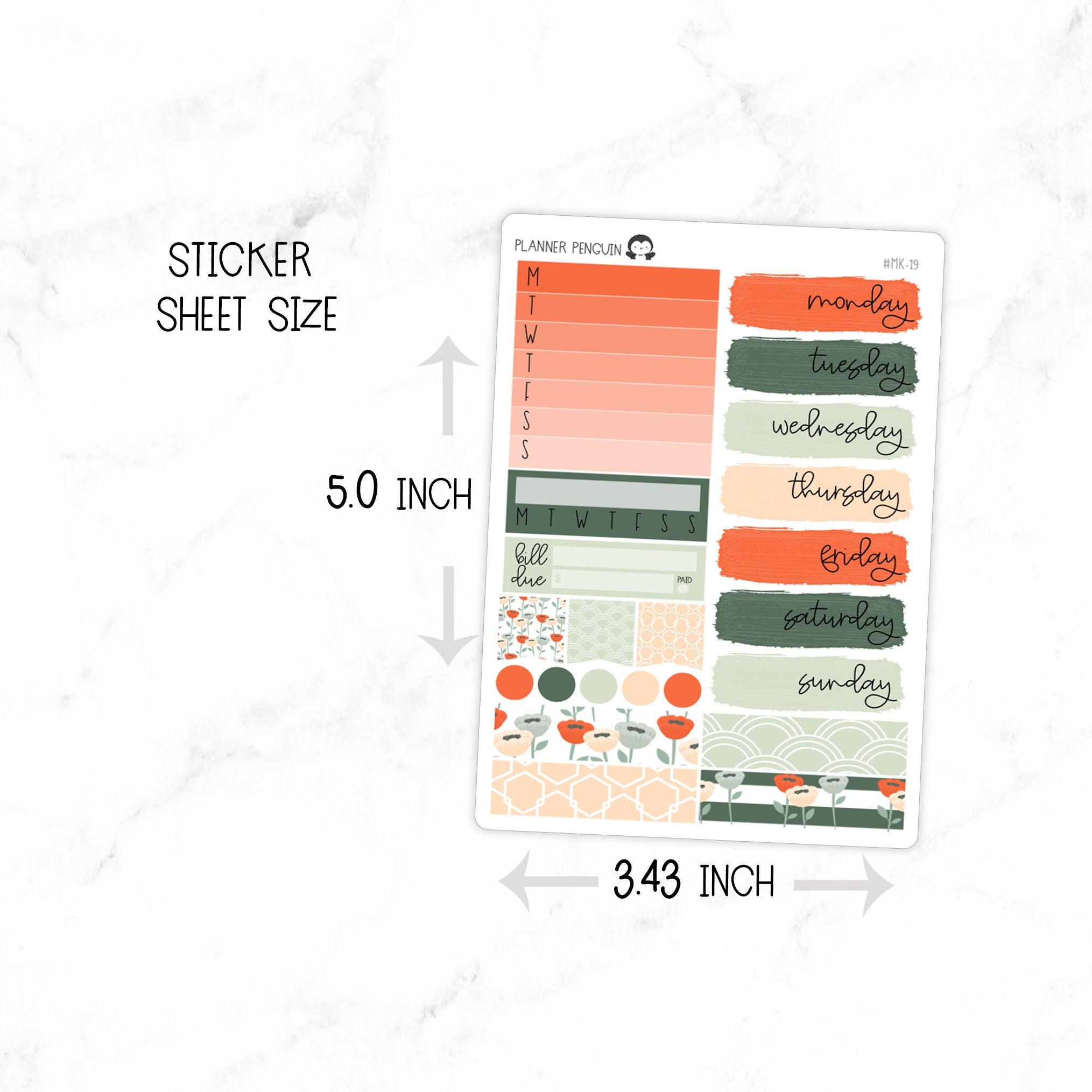 Summer Meadow Mini Weekly B6 Kit