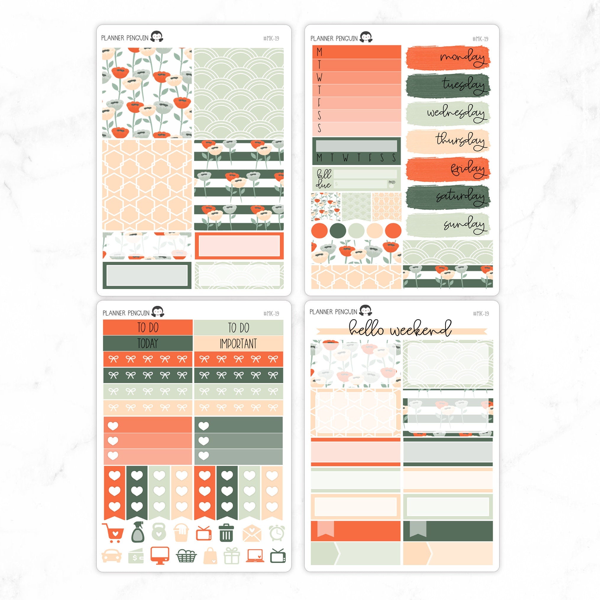 Summer Meadow Mini Weekly B6 Kit