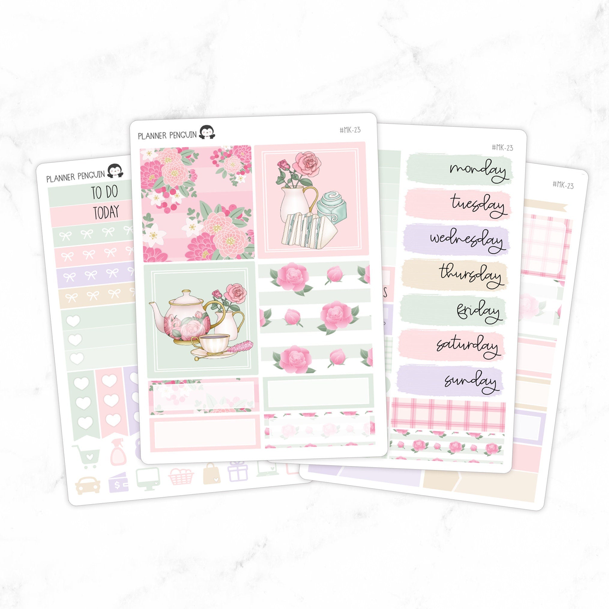 Tea Room Pastel Mini Weekly B6 Kit