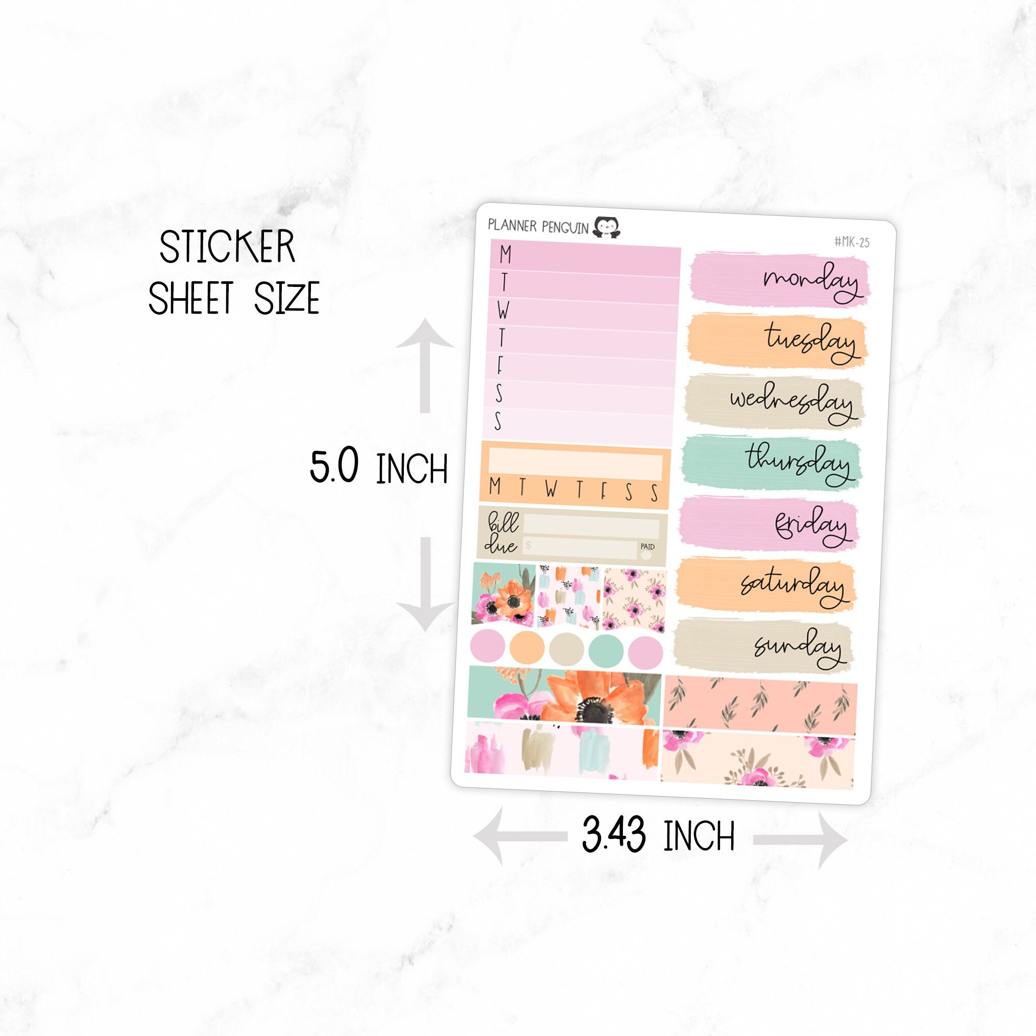 Poppy Mini Weekly B6 Kit
