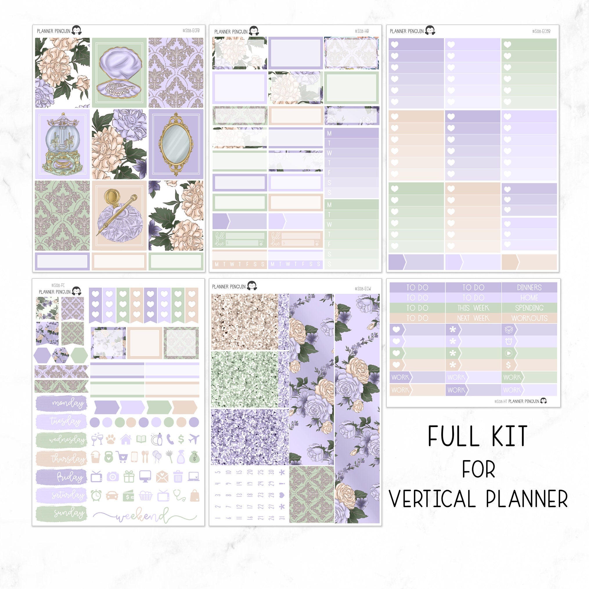 Vintage Charm Full Weekly Kit