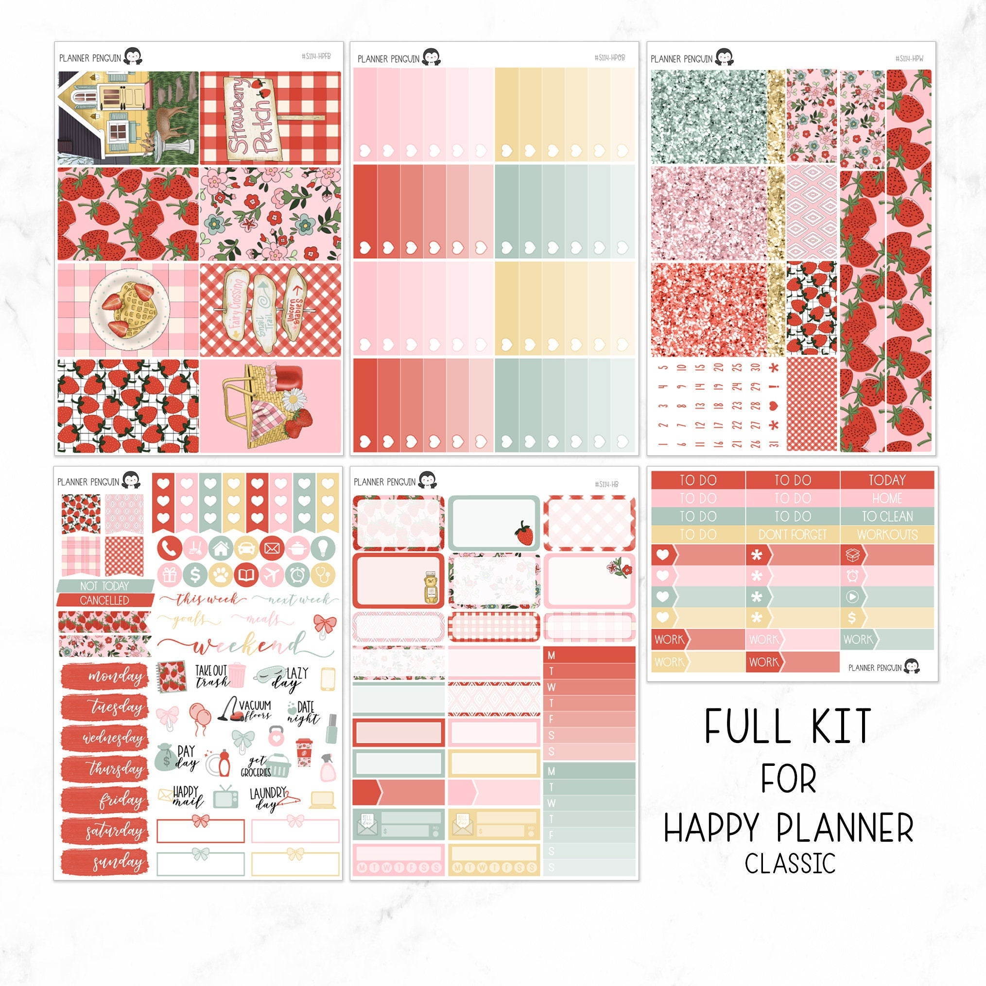 Strawberry Patch Full Weekly Kit